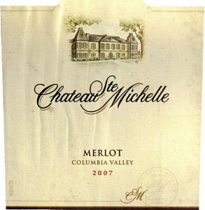 Chateau Ste Michelle merlot 2005