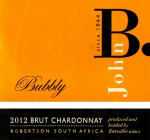 John Burger - Chardonnay brut - WO Robertson (Zuid-Afrika)
